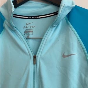 Nike Blue Quarter Zip Top